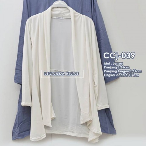 CCj-039 Cardigan jersey Lengan panjang